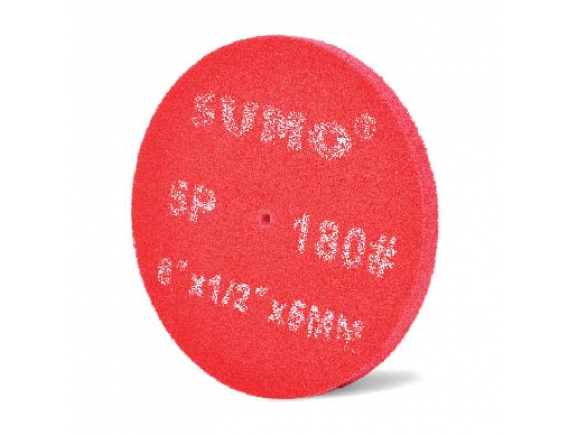 ลูกล้อใยสังเคราะห์ size : 8"x2" No.180 5P (สีแดง) SUMO
